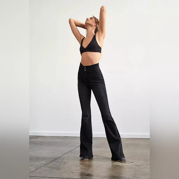 We The Free Jayde Flare Jeans - Picture 2 of 8